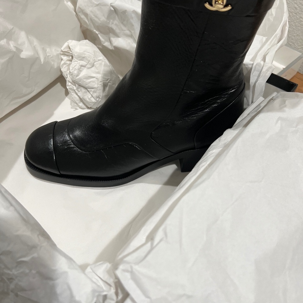 Gorgeous Chanel Booties! NIB with all packing and dust bags.